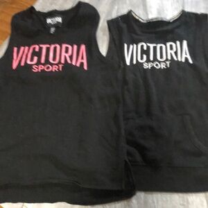 PINK Victoria's Secret Black Sweatshirt Hoodie